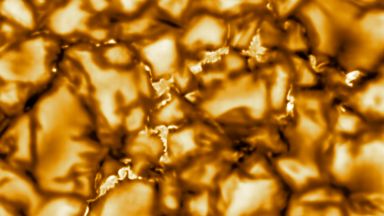  Най-детай تصمیم изображение на Слънцето، заснемано някога 